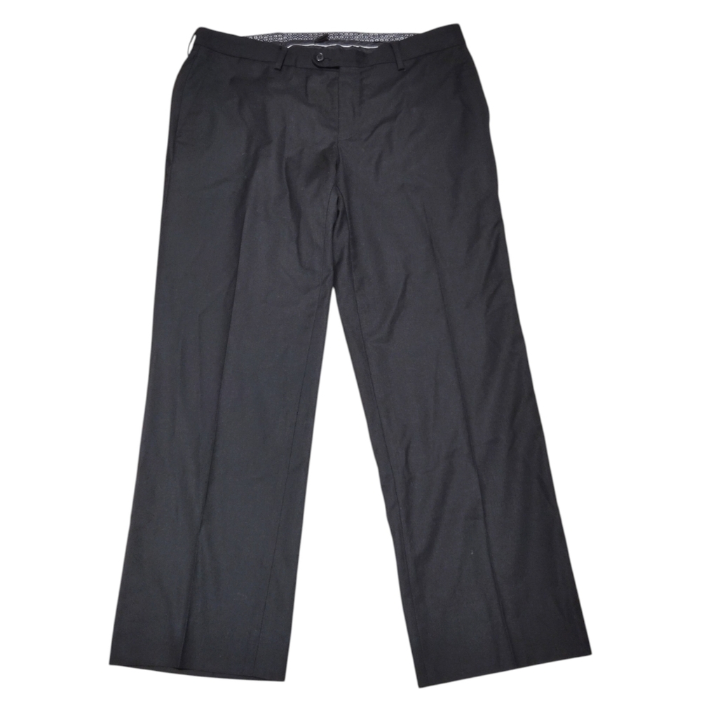 Angelo Rossi Black Suit Pants Straight Leg Size 36X35 Mens